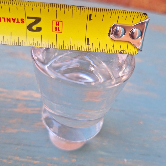 Glass Top Bottle Stopper Lid Clear Art Glass Decanter Replacement - Picture 11 of 15